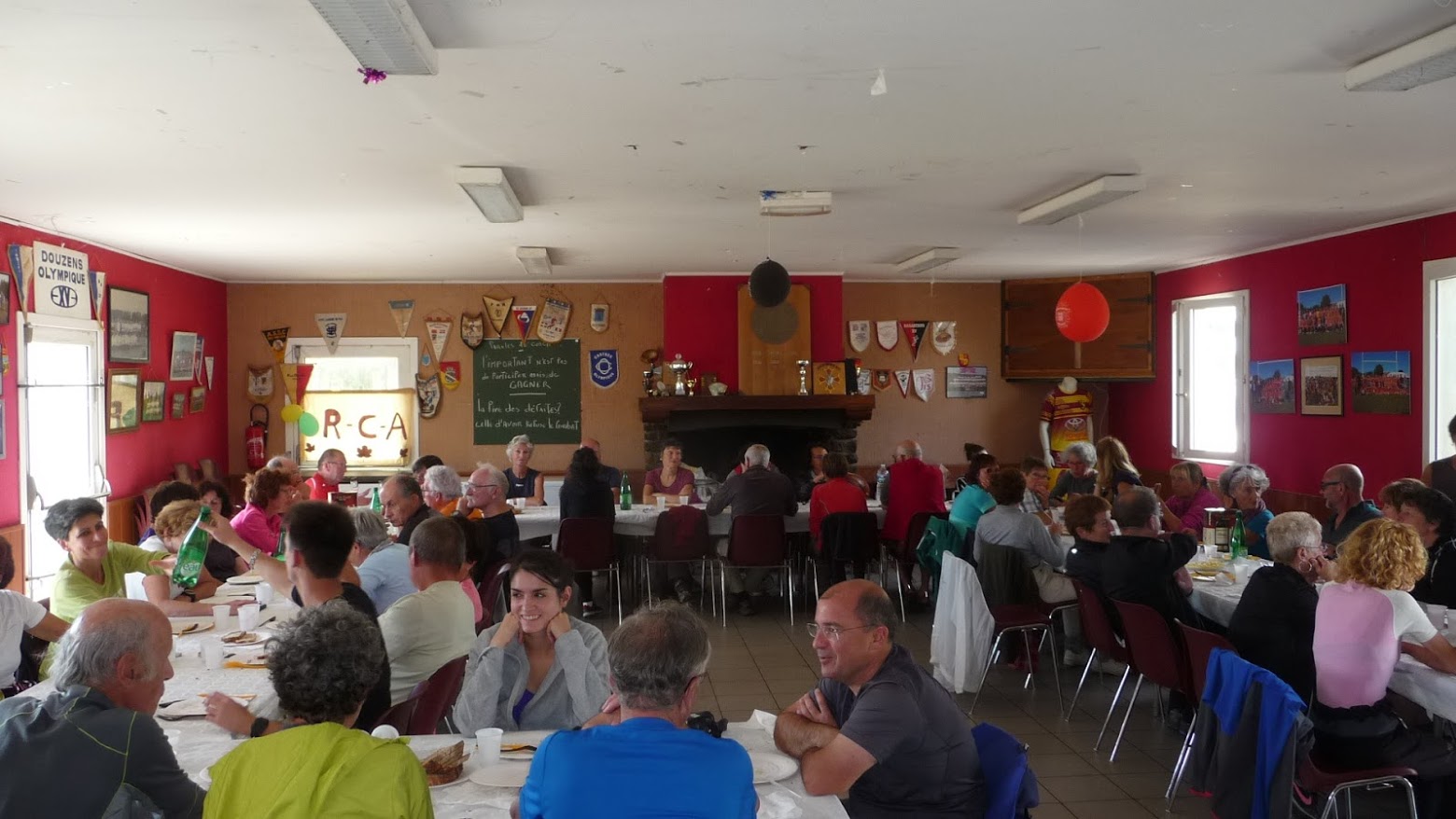 Après la rando dans la Salle à Douzens