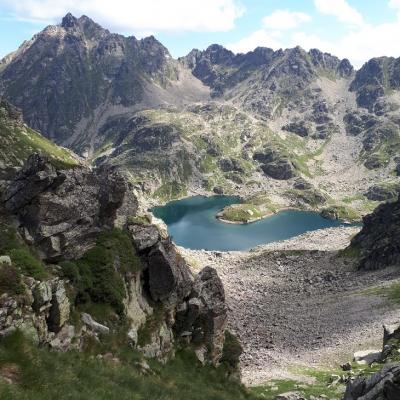 J1 - Etang de Joclar depuis la crête