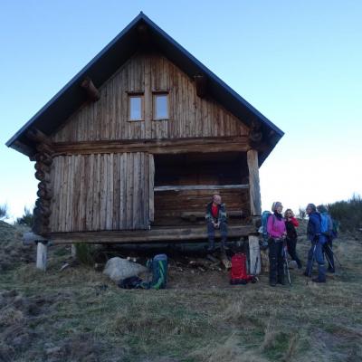 Au retour Cabane de Gireys (1460m)