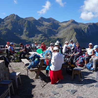 Pause au refuge des Estagnous