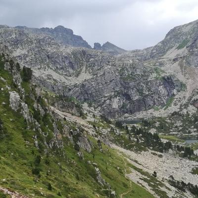 J1 - Cylindre d'Escobès depuis le refuge