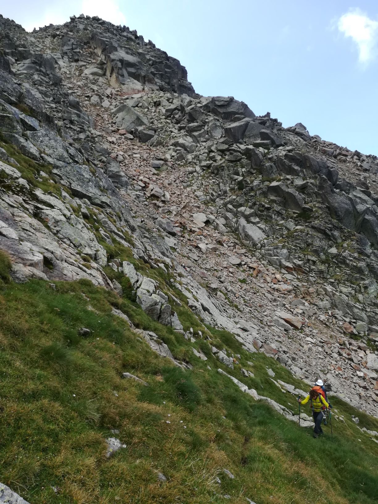 J2 - Couloir d'accès au sommet