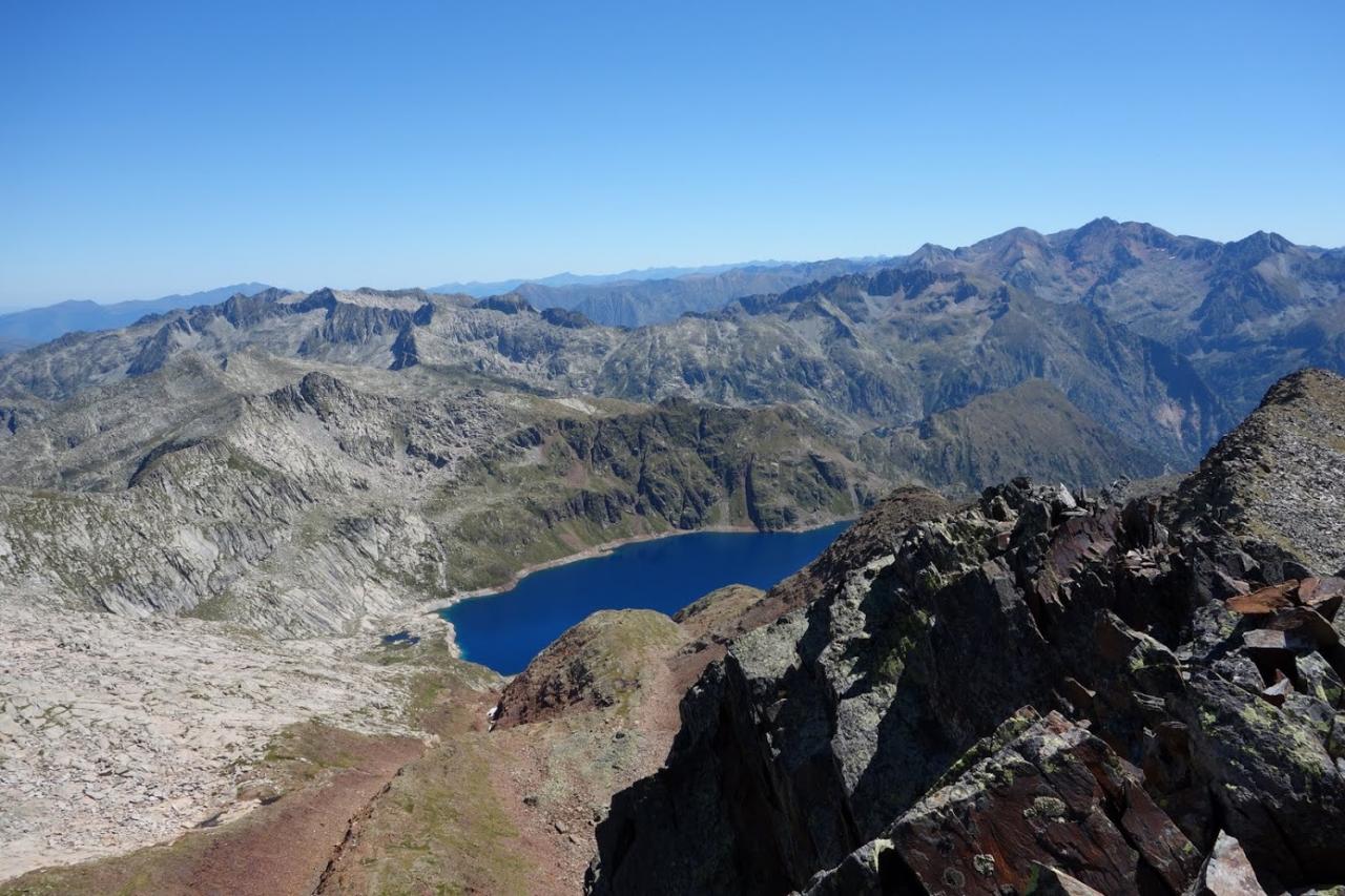 Lac de Certescans depuis le Pic