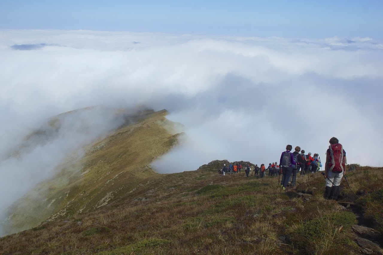 Descente des crêtes