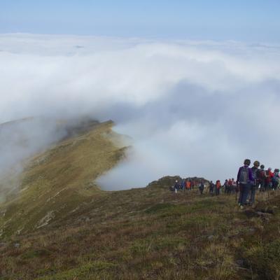 Descente des crêtes